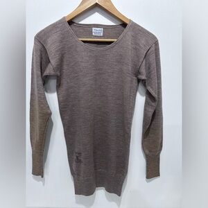 Morley‎ 100% Pure Wool Theta Shrink Resisting Sweater Pullover Made in England